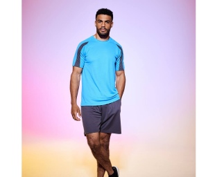 Tee-shirt de sport contrasté