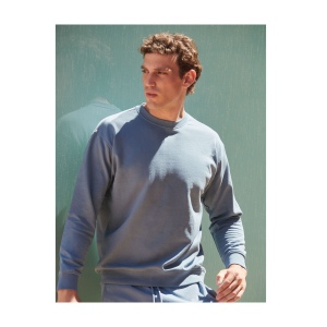Sweat en coton régénéré et en polyester recyclé