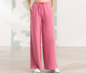 Jogging femme en coton régénéré et en polyester recyclé