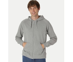 Sweat à capuche zippé en coton tiger