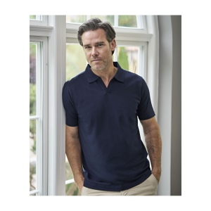 Polo stretch col V homme Bio