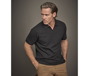 Polo stretch col V homme Bio
