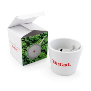 Cube de plantation publicitaire de 7 cm