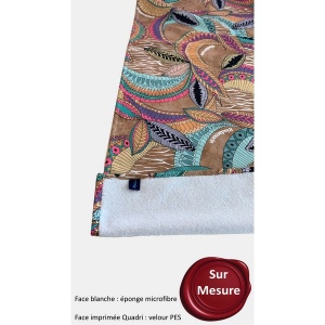 Drap de bain personnalisé 70x140 cm microfibre impression quadri par sublimation