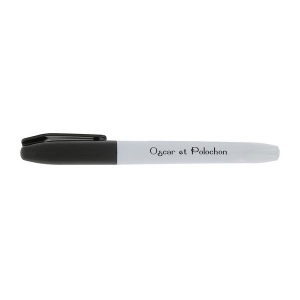 Marqueur noir effacable a sec (+Tampographie TA51)