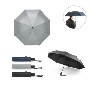 CIMONE. Parapluie pliable en rPET avec ouverture automatique