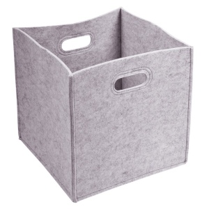 Boîte de rangement en feutre HYGGE
