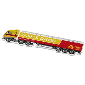 Règle Tait de 15 cm en plastique recyclé en forme de camion