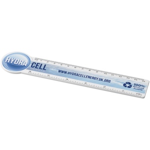 Règle en plastique Tait de 15 cm en plastique recyclé en forme de cercle