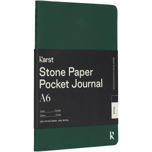 Journal de poche Karst® A6 en papier de pierre et à couverture souple - Vierge