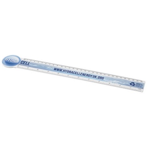 Règle Tait de 30 cm en plastique recyclé en forme de cercle