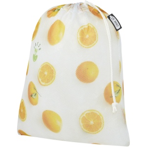Sac de courses en polyester recyclé de 25 x 32 cm à sublimation