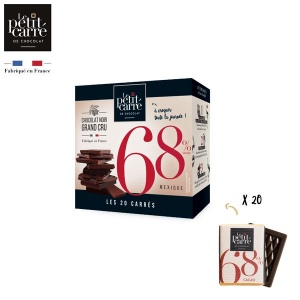Boîte de 20 Carrés 68% Mexique