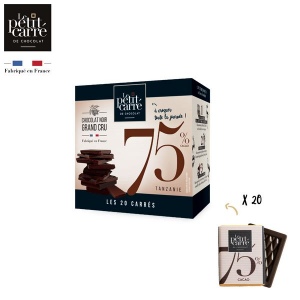 Boîte de 20 Carrés 75% Tanzanie