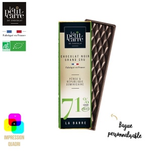 Barre 10g 71% Bio avec bague personnalisable