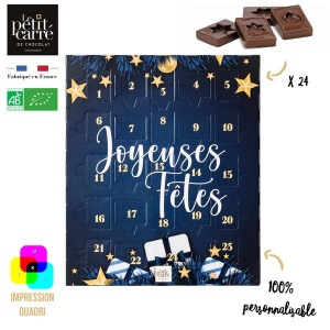 Calendrier de L'Avent Basic 125g Gianduja Bio