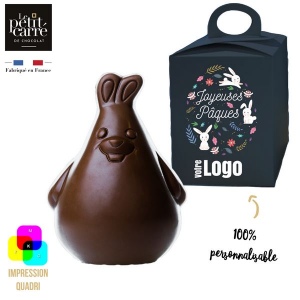 Moulage Lapin 75g Noir 70% Bio