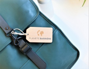 Etiquette de bagage solidaire UTOPIA