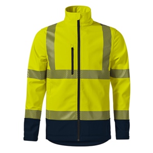 Veste de travail softshell haute visibilité classique Unisexe Rimeck