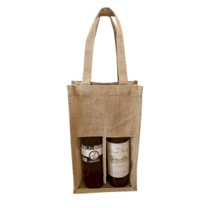 Sac Jute 2 bouteilles