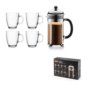 CHAMBORD SET. Cafetière à piston en plastique