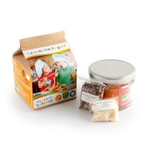 COFFRET KRAFT ET BOCAL POUR RÉALISER SON KETCHUP MAISON