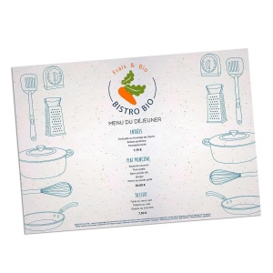 Set de table papier graines 200g 297x420mm - graines de fleurs