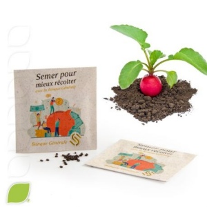 SACHET DE GRAINES FIBRE DE TOMATE 55 x 55 MM