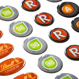 Sticker doming personnalisé pour webcam