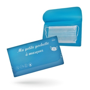 Pochette pour masque en PVC 100% recyclable