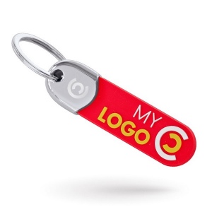 Porte-clés strap PVC et métal personnalisable