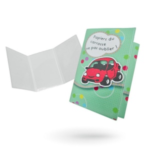 NIXA - Porte-carte grise 3 volets