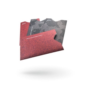 Porte-cartes papier ANTI-RFID personnalisable