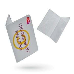 Porte-cartes 2 volets en PVC 100% recyclable