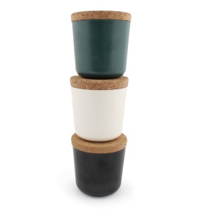 Graines pot bambou couvercle liège