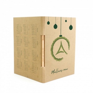 Carte Prestige Bois avec crayon graine mine graphite