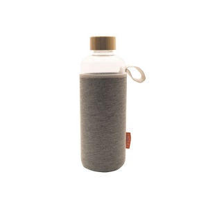 Bouteille en verre 'Reisui', 1L, housse néoprène