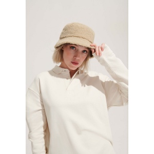 Bob réversible sherpa et velours - BUCKET 2IN1