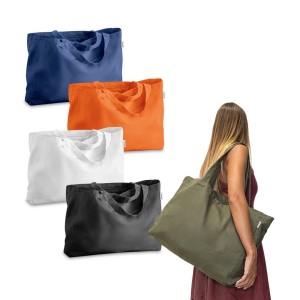 CAMDEN. Sac en coton et en coton recyclé (280 g/m²)