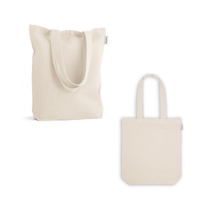 GIRONA. Sac avec coton et coton recyclé (220 g/m²)