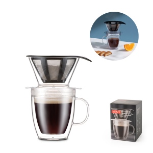 POUR OVER. Filtre à café et mug isotherme
