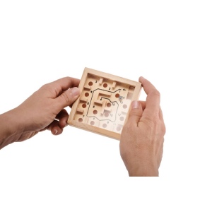 ZUKY - Jeu de labyrinthe en pin