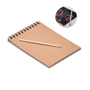 BLACK - Carnet de papier à gratter