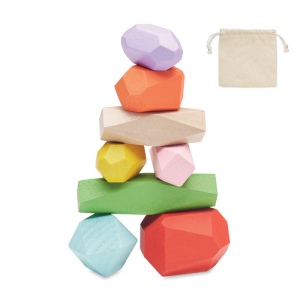 DOLMEN - 8 Pieces en bois empilables