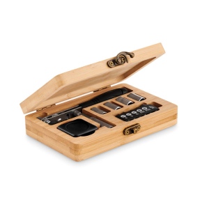 FUROBAM 13 piece tool set, bamboo case