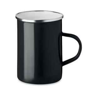 SILVER - Tasse en métal couche d'émail