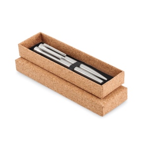 GRAZ SET - Stylos en acier inox. recyclé