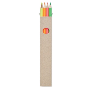 BOWY - 4 crayons surligneurs dans une boî