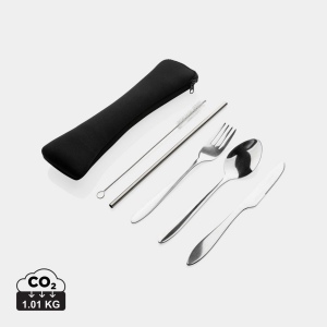 Set de couverts en inox dans boitier personnalisé