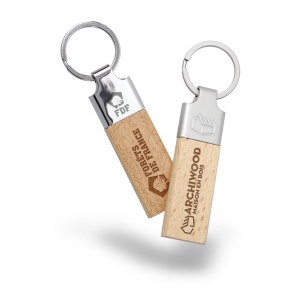 Porte-clés plazza en bois